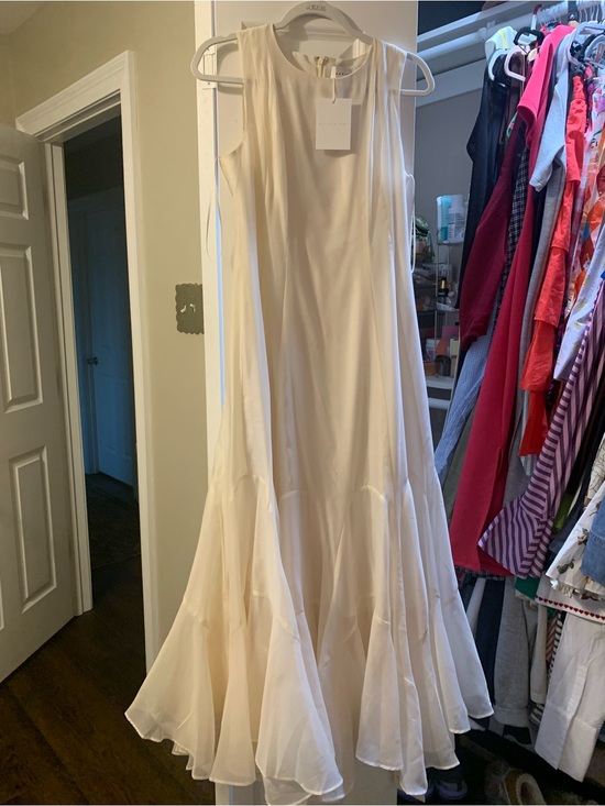 Endless Rose Dresses & Skirts - Endless Rose Cream Maxi Dress with fish tail skirt